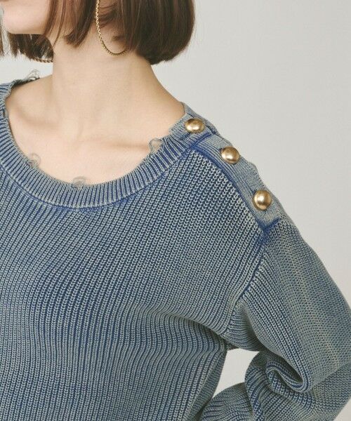 GRACE CONTINENTAL / グレースコンチネンタル ニット・セーター | ピグメントニットトップ | 詳細4