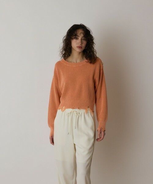 GRACE CONTINENTAL / グレースコンチネンタル ニット・セーター | ピグメントニットトップ | 詳細10