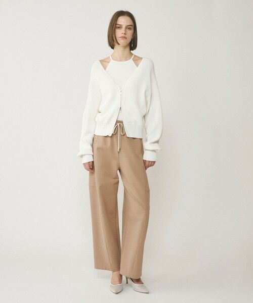 GRACE CONTINENTAL / グレースコンチネンタル カーディガン・ボレロ | ハイゲージ畦ニットカーディガン | 詳細1