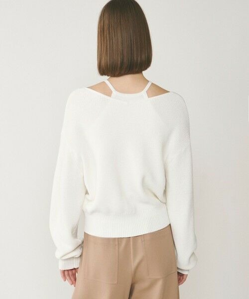 GRACE CONTINENTAL / グレースコンチネンタル カーディガン・ボレロ | ハイゲージ畦ニットカーディガン | 詳細3