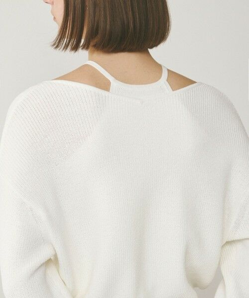 GRACE CONTINENTAL / グレースコンチネンタル カーディガン・ボレロ | ハイゲージ畦ニットカーディガン | 詳細5