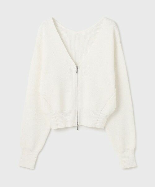 GRACE CONTINENTAL / グレースコンチネンタル カーディガン・ボレロ | ハイゲージ畦ニットカーディガン | 詳細7