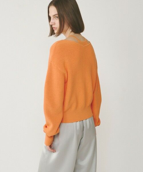 GRACE CONTINENTAL / グレースコンチネンタル カーディガン・ボレロ | ハイゲージ畦ニットカーディガン | 詳細10