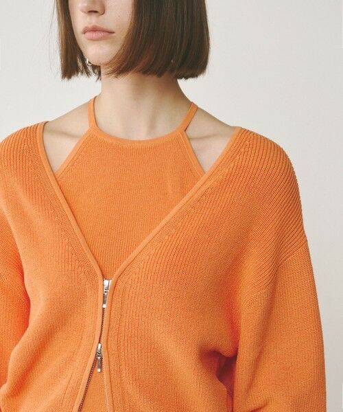 GRACE CONTINENTAL / グレースコンチネンタル カーディガン・ボレロ | ハイゲージ畦ニットカーディガン | 詳細11