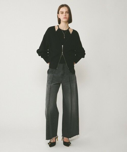 GRACE CONTINENTAL / グレースコンチネンタル カーディガン・ボレロ | ハイゲージ畦ニットカーディガン | 詳細17