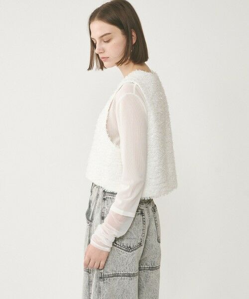 GRACE CONTINENTAL / グレースコンチネンタル ベスト | ツイードショートジレジャケット | 詳細1