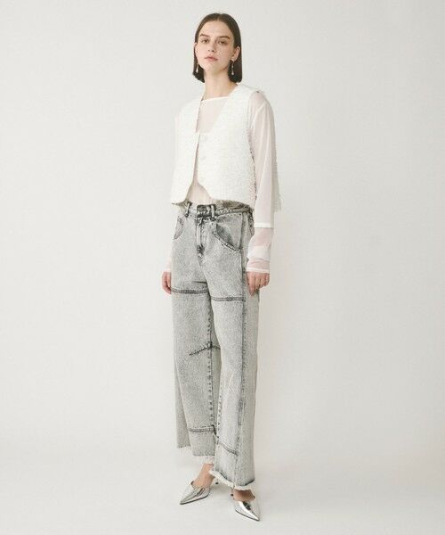 GRACE CONTINENTAL / グレースコンチネンタル ベスト | ツイードショートジレジャケット | 詳細2