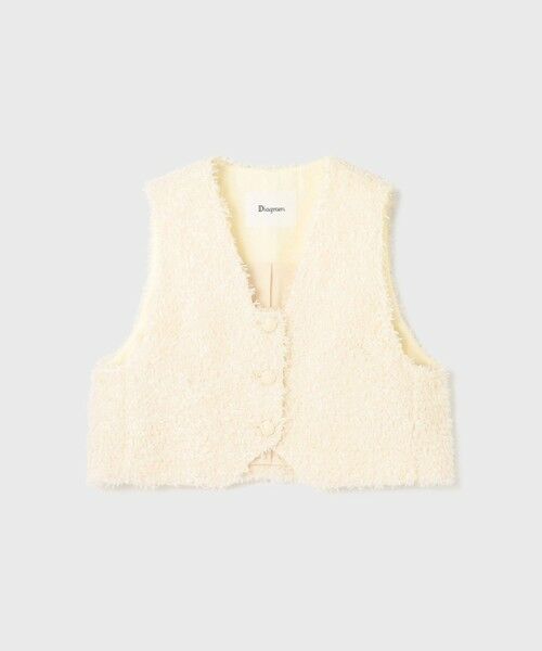 GRACE CONTINENTAL / グレースコンチネンタル ベスト | ツイードショートジレジャケット | 詳細14