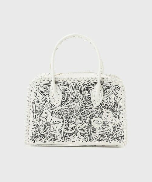 GRACE CONTINENTAL/グレースコンチネンタル RS MiniBostonBag キナリ F GRACE CONTINENTAL/グレースコンチネンタル RS MiniBostonBag キナリ F