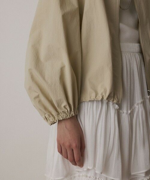 GRACE CONTINENTAL / グレースコンチネンタル ナイロンジャケット | ナイロンバルーンフードジャケット | 詳細3