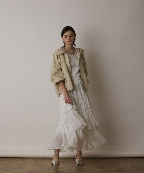 GRACE CONTINENTAL / グレースコンチネンタル ナイロンジャケット | ナイロンバルーンフードジャケット | 詳細5