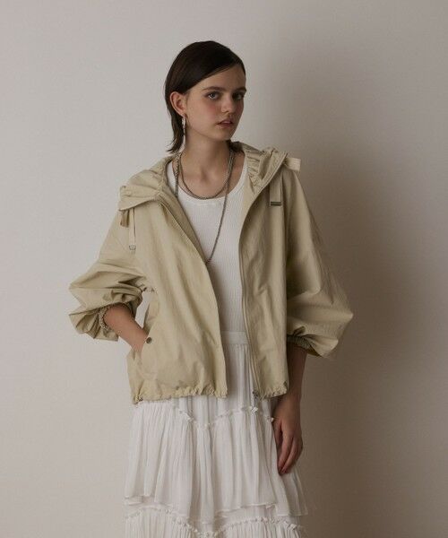 GRACE CONTINENTAL / グレースコンチネンタル ナイロンジャケット | ナイロンバルーンフードジャケット | 詳細1