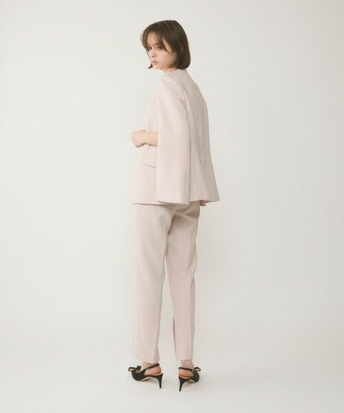 GRACE CONTINENTAL / グレースコンチネンタル ノーカラージャケット | ダブルクロスノーカラージャケット | 詳細6