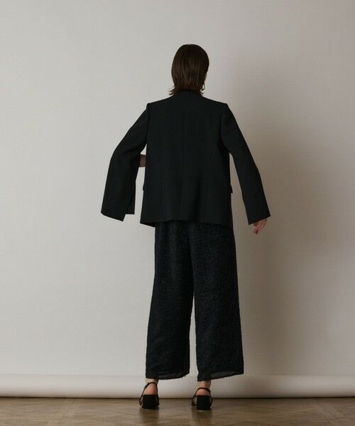 GRACE CONTINENTAL / グレースコンチネンタル ノーカラージャケット | ダブルクロスノーカラージャケット | 詳細11