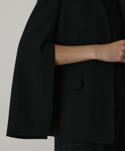 GRACE CONTINENTAL / グレースコンチネンタル ノーカラージャケット | ダブルクロスノーカラージャケット | 詳細15