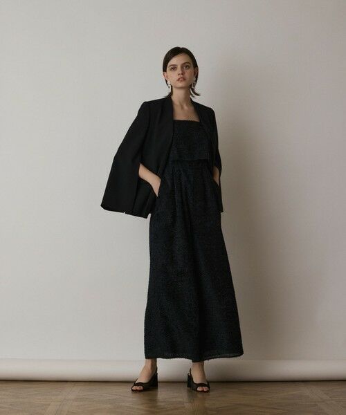 GRACE CONTINENTAL / グレースコンチネンタル ノーカラージャケット | ダブルクロスノーカラージャケット | 詳細16