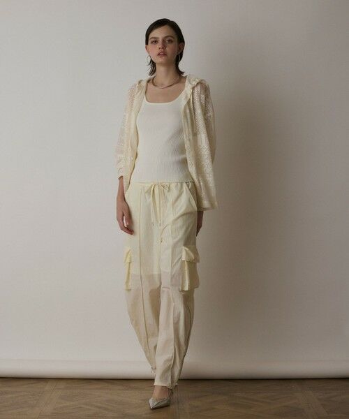 GRACE CONTINENTAL / グレースコンチネンタル その他パンツ | ナイロンジップカーゴパンツ | 詳細1