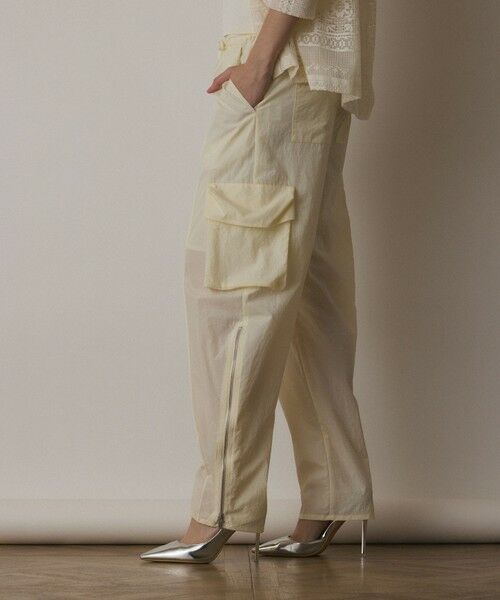 GRACE CONTINENTAL / グレースコンチネンタル その他パンツ | ナイロンジップカーゴパンツ | 詳細3