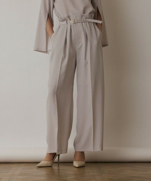 GRACE CONTINENTAL/グレースコンチネンタル ハイウエストワイドパンツ ベージュ 38 GRACE CONTINENTAL/グレースコンチネンタル ハイウエストワイドパンツ ベージュ 38