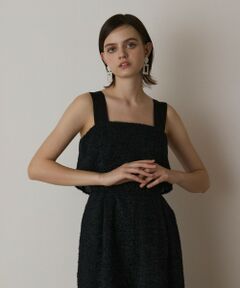 GRACE CONTINENTAL / グレースコンチネンタル サロペット・オールインワン | カットジャガードサロペット