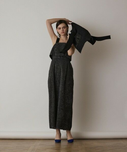 GRACE CONTINENTAL / グレースコンチネンタル サロペット・オールインワン | カットジャガードサロペット | 詳細5