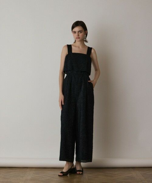 GRACE CONTINENTAL / グレースコンチネンタル サロペット・オールインワン | カットジャガードサロペット | 詳細14