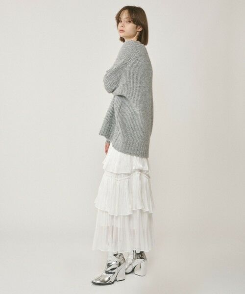 GRACE CONTINENTAL / グレースコンチネンタル ミニ・ひざ丈スカート | イレギュラーティアードスカート | 詳細3