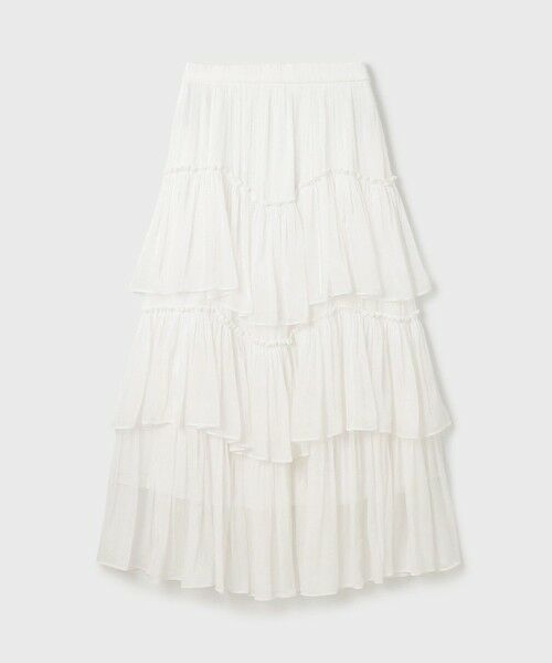 GRACE CONTINENTAL / グレースコンチネンタル ミニ・ひざ丈スカート | イレギュラーティアードスカート | 詳細6