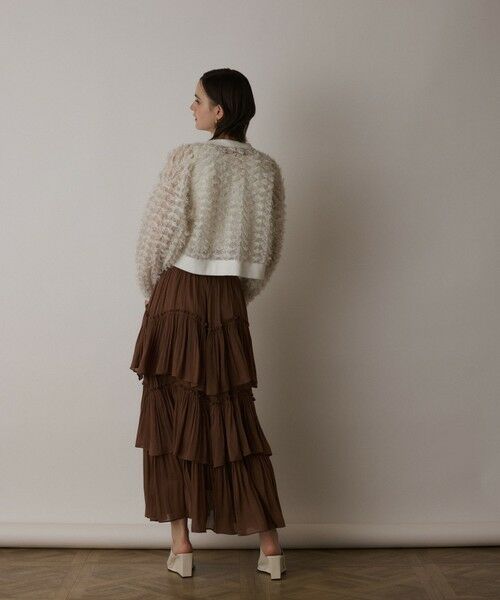 GRACE CONTINENTAL / グレースコンチネンタル ミニ・ひざ丈スカート | イレギュラーティアードスカート | 詳細10