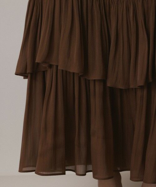 GRACE CONTINENTAL / グレースコンチネンタル ミニ・ひざ丈スカート | イレギュラーティアードスカート | 詳細11