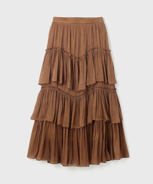 GRACE CONTINENTAL / グレースコンチネンタル ミニ・ひざ丈スカート | イレギュラーティアードスカート | 詳細14