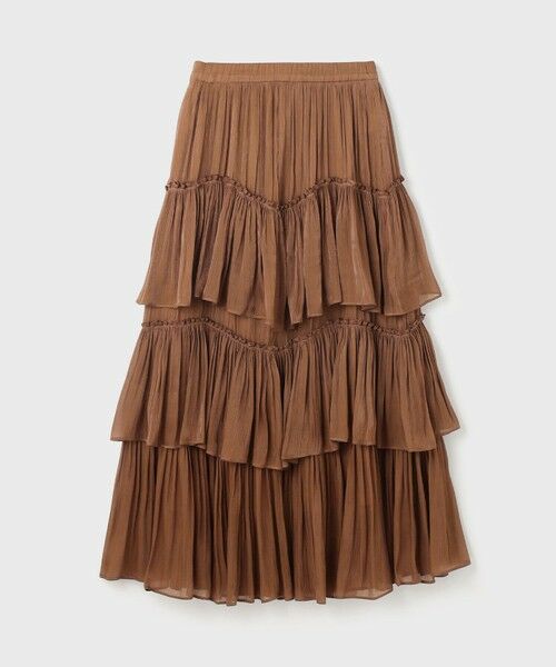 GRACE CONTINENTAL / グレースコンチネンタル ミニ・ひざ丈スカート | イレギュラーティアードスカート | 詳細15