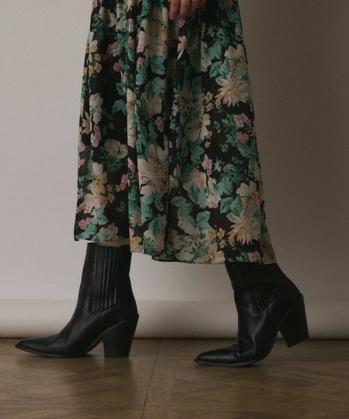 GRACE CONTINENTAL / グレースコンチネンタル ロング・マキシ丈ワンピース | フラワープリントカフタンドレス | 詳細14