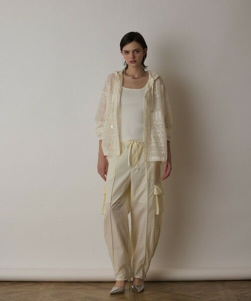 GRACE CONTINENTAL / グレースコンチネンタル シャツ・ブラウス | キカレースフード付トップ | 詳細1