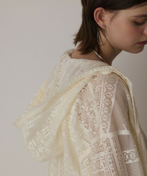 GRACE CONTINENTAL / グレースコンチネンタル シャツ・ブラウス | キカレースフード付トップ | 詳細10