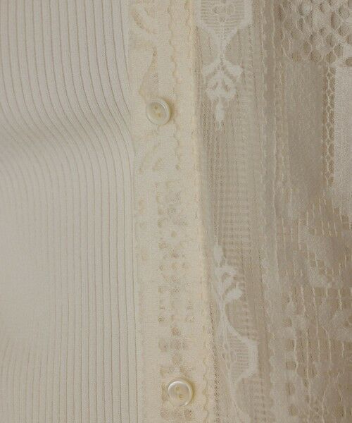 GRACE CONTINENTAL / グレースコンチネンタル シャツ・ブラウス | キカレースフード付トップ | 詳細13