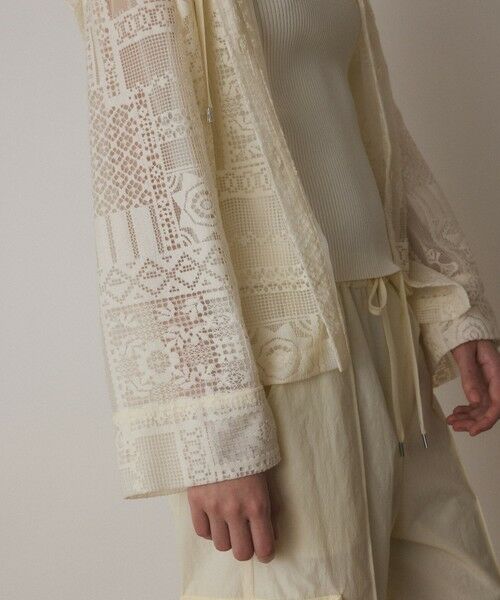 GRACE CONTINENTAL / グレースコンチネンタル シャツ・ブラウス | キカレースフード付トップ | 詳細3