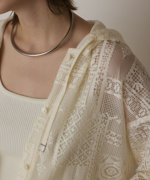 GRACE CONTINENTAL / グレースコンチネンタル シャツ・ブラウス | キカレースフード付トップ | 詳細4