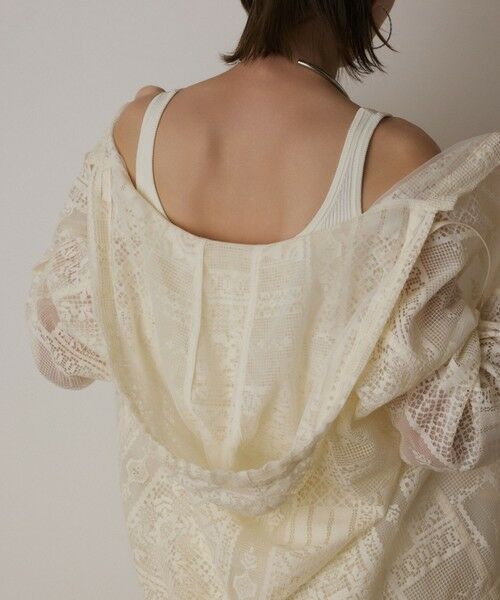 GRACE CONTINENTAL / グレースコンチネンタル シャツ・ブラウス | キカレースフード付トップ | 詳細5