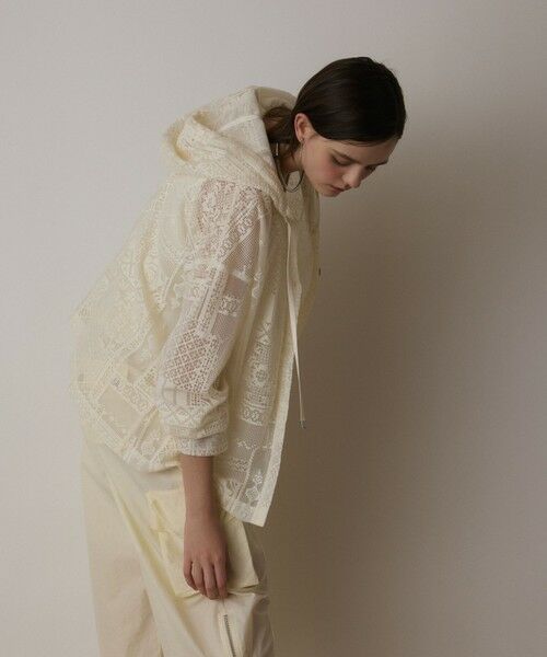 GRACE CONTINENTAL / グレースコンチネンタル シャツ・ブラウス | キカレースフード付トップ | 詳細9