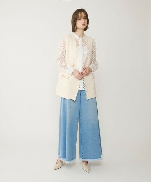 GRACE CONTINENTAL / グレースコンチネンタル シャツ・ブラウス | ドットオパールタイ付ブラウス | 詳細3