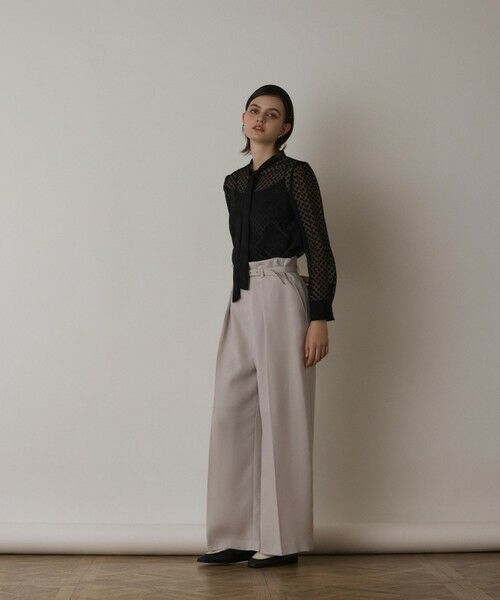 GRACE CONTINENTAL / グレースコンチネンタル シャツ・ブラウス | ドットオパールタイ付ブラウス | 詳細5