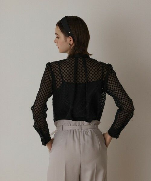 GRACE CONTINENTAL / グレースコンチネンタル シャツ・ブラウス | ドットオパールタイ付ブラウス | 詳細8