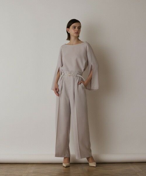 GRACE CONTINENTAL / グレースコンチネンタル カットソー | スリットスリーブトップ | 詳細1