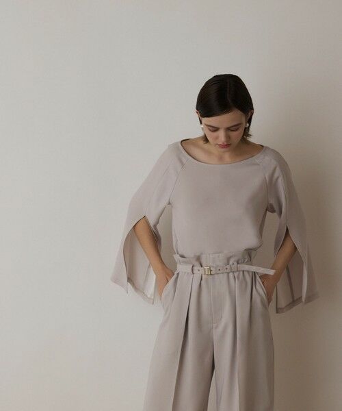 GRACE CONTINENTAL / グレースコンチネンタル カットソー | スリットスリーブトップ | 詳細4