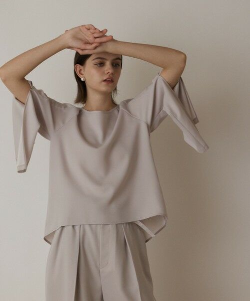 GRACE CONTINENTAL / グレースコンチネンタル カットソー | スリットスリーブトップ | 詳細6