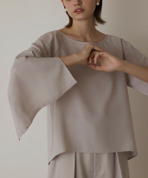 GRACE CONTINENTAL / グレースコンチネンタル カットソー | スリットスリーブトップ | 詳細9