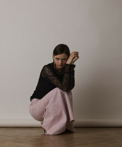 GRACE CONTINENTAL / グレースコンチネンタル その他トップス | シアーレースカットトップ | 詳細12