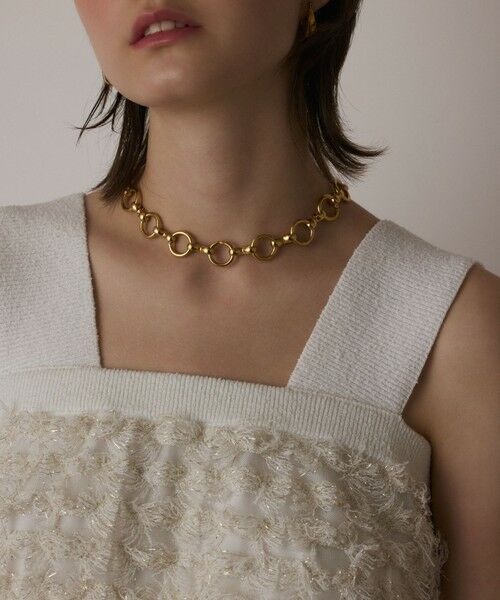 GRACE CONTINENTAL / グレースコンチネンタル ニット・セーター | フリンジニットベアトップ | 詳細3