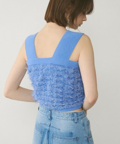 GRACE CONTINENTAL / グレースコンチネンタル ニット・セーター | フリンジニットベアトップ | 詳細13